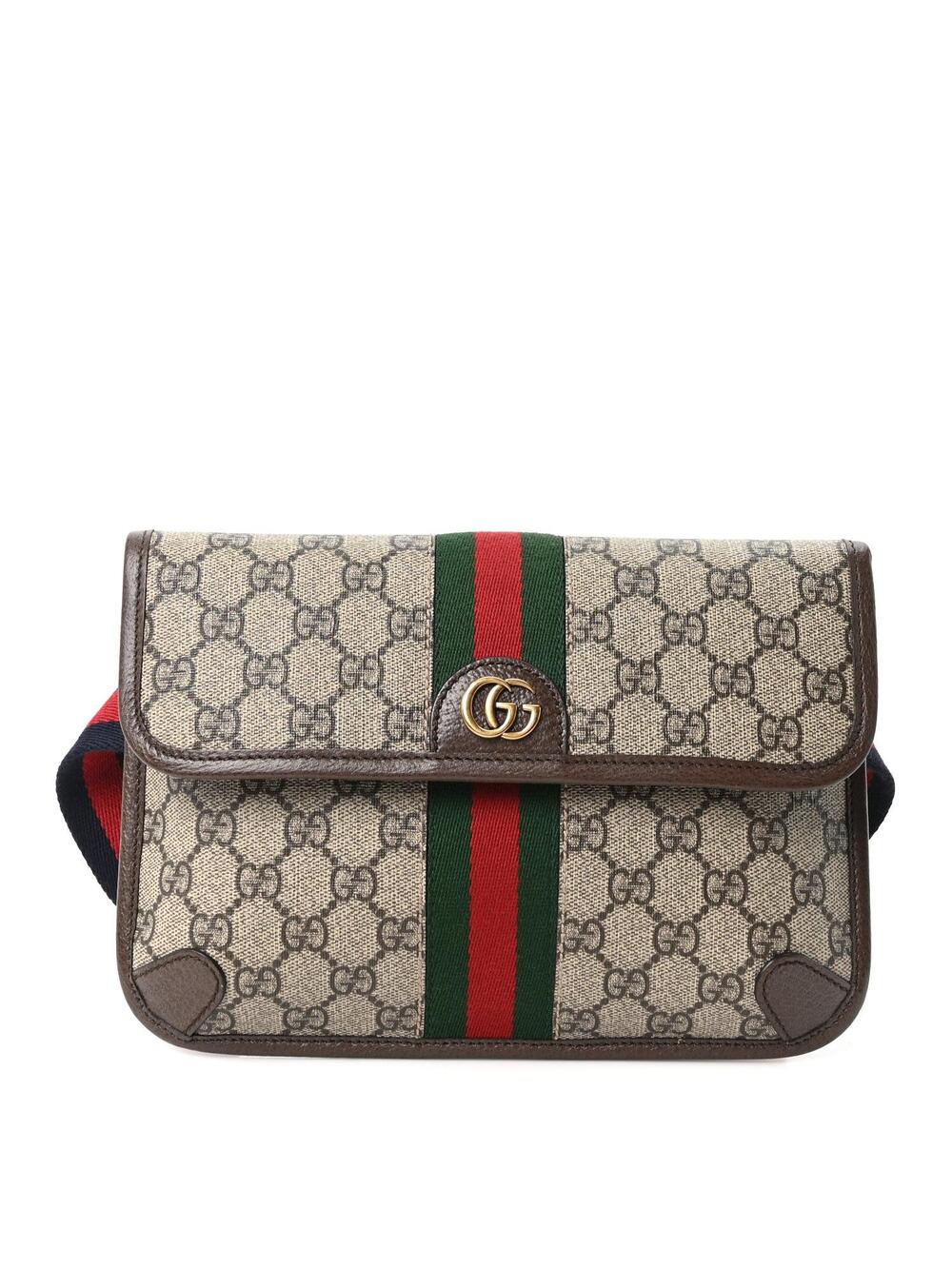 Gucci Gg Supreme Web Small Ophidia Belt #330135G99B